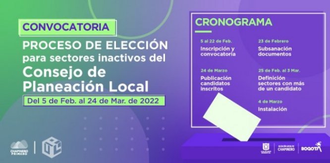 Sé parte del Consejo de Planeación Local