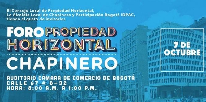 Inscríbase al Foro Local de Propiedad Horizontal en Chapinero