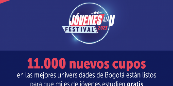 En ‘Festival Jóvenes a la U’, Distrito pone a disposición 11 mil becas para acceder a la Universidad