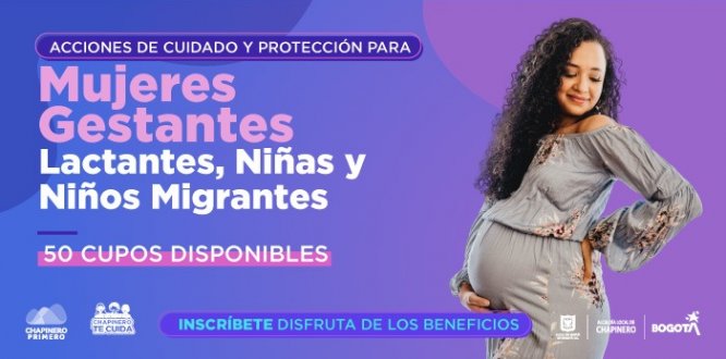 Acciones de cuidado y protección para mujeres gestantes, lactantes, niñas y niños migrantes