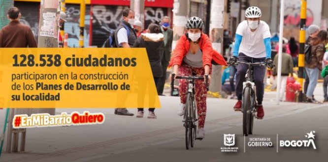 Histórica participación de los Bogotanos en los proyectos que se ejecutarán en sus localidades