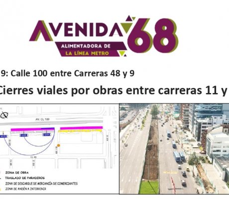 Inicio De Obra Costado Sur De La Calle 100 Entre Carrera 13 Y  Carrera 11