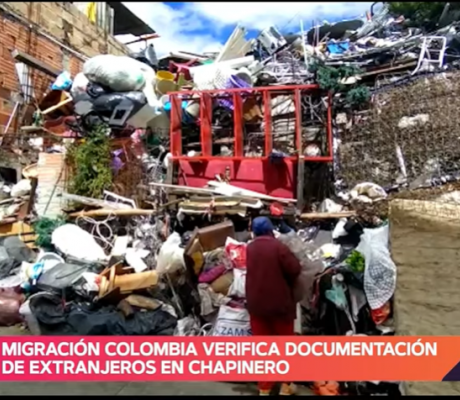 Un operativo de seguridad y de recuperación de espacio público realizado en el barrio San Martín de Porres en la localidad Chapinero