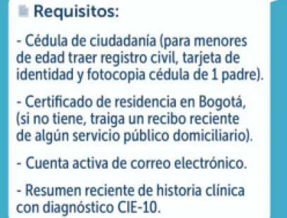 Requisitos Certificado de Discapacidad