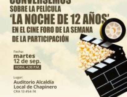 Cine Foro sobre la película ‘La noche de 12 años’