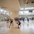 Niños jugando Básquetbol en cancha del Cefe