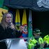 Foto señora Alcaldesa Alexandra Mejía Guzmán, hablando en el evento