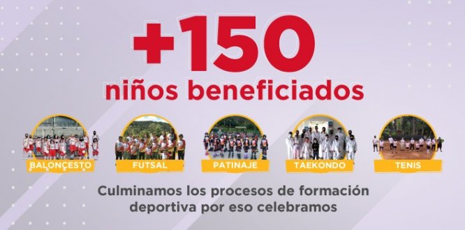 Más de 150 niños beneficiados Más de 150 niños beneficiados