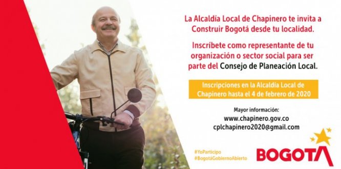 Elección de integrantes del Consejo de Planeación Local de Chapinero