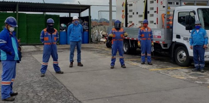 Cuadrilla Codensa en contexto Covid 19