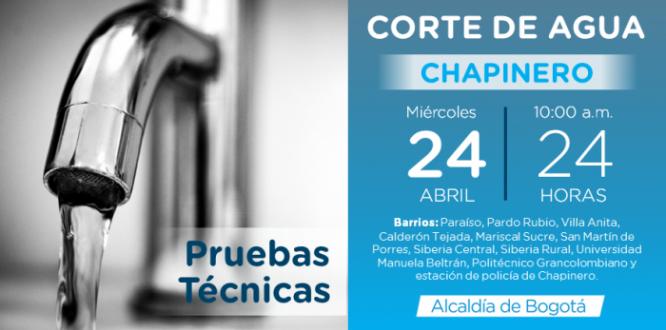 Cortes de agua