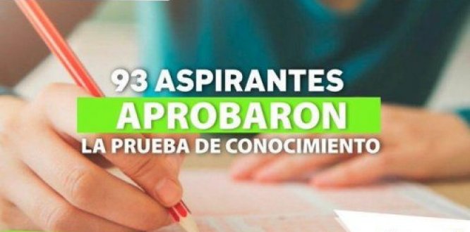 Imagen aspirantes aprobados Alcaldes