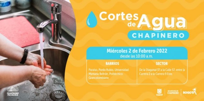 EAAB ejecutará trabajos para mejorar suministro de agua