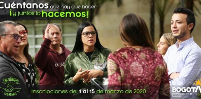Imagen promocional de Encuentros ciudadanos
