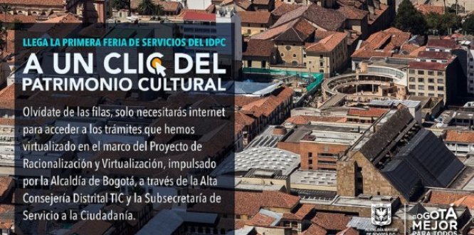 Primera feria de servicios del Instituto Distrital de Patrimonio Cultural Primera feria de servicios del Instituto Distrital de Patrimonio Cultural