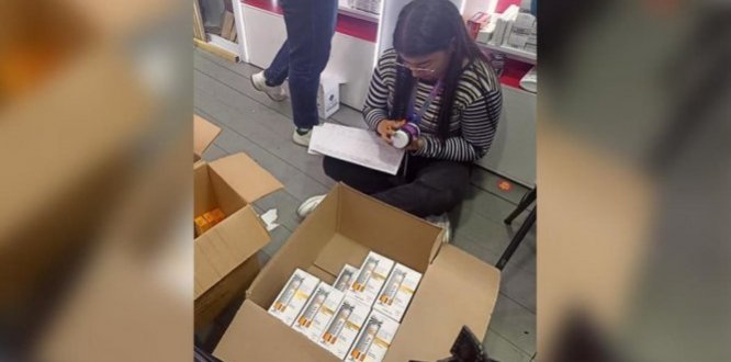 Foto de medicamentos incautados en la Feria EVA