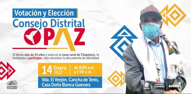 ¿Quieres participar en el Consejo Distrital de Paz?