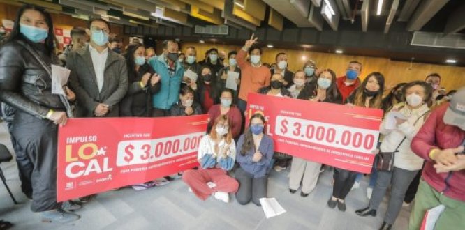 Comienza entrega de más de $1.280 millones a vendedores informales de Chapinero a través de ‘Impulso Local’ Comienza entrega de más de $1.280 millones a vendedores informales de Chapinero a través de ‘Impulso Local’