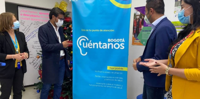 Chapinero cuenta con nuevo punto de servicio en salud 'Cuéntanos Bogotá' Chapinero cuenta con nuevo punto de servicio en salud 'Cuéntanos Bogotá'