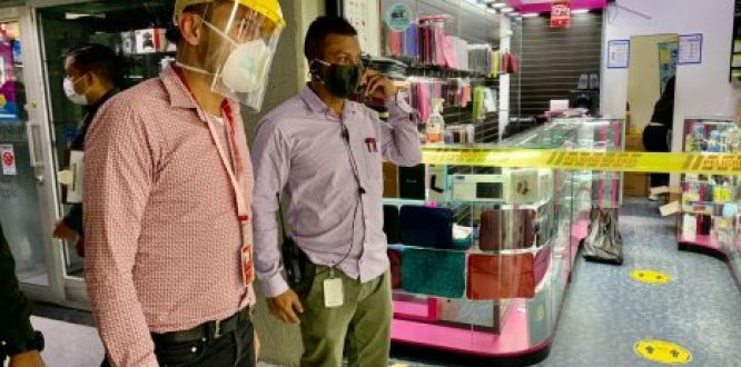 En chapinero se realizaron operativos de control a los centros comerciales