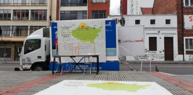 El IDPAC y el IDU activan punto para la participación Corredor verde carrera séptima