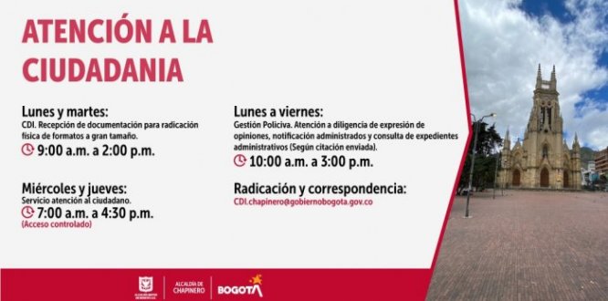 Nuevos horarios de atención a la ciudadanía