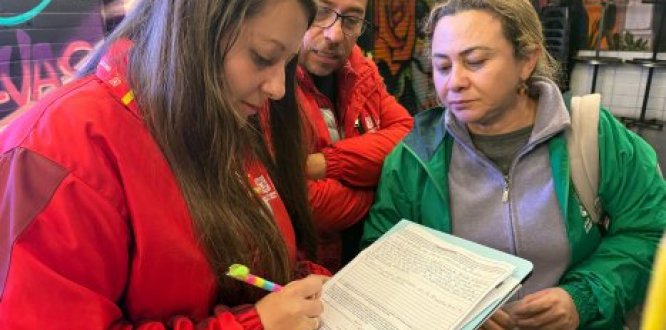 Foto de operativo en la Zona Rosa Foto de operativo en la Zona Rosa