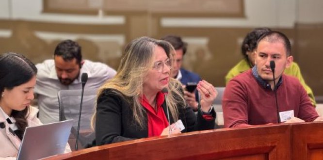 Foto de Alcaldesa en el Congreso