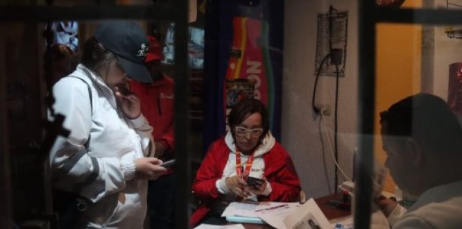 Foto de operativo en la Zona Rosa