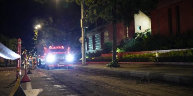 Foto de obras de movilidad en Chapinero