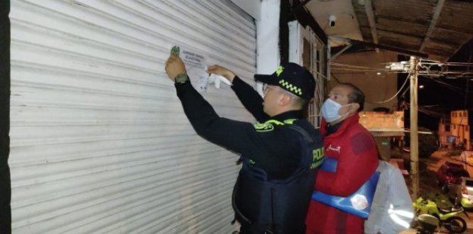 Foto de operativo en San Luis