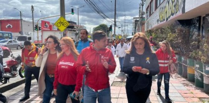 Foto de operativo en la calle 63 Foto de operativo en la calle 63