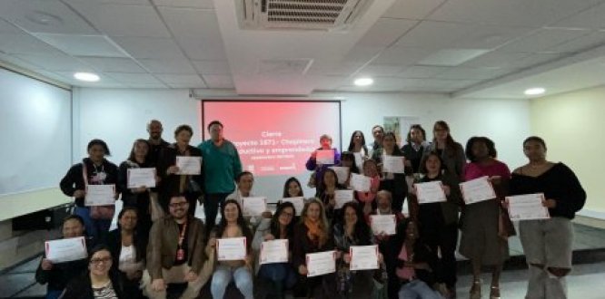 Foto de emprendedores del curso inglés  