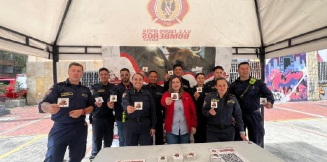 Foto de la campaña salvando patas