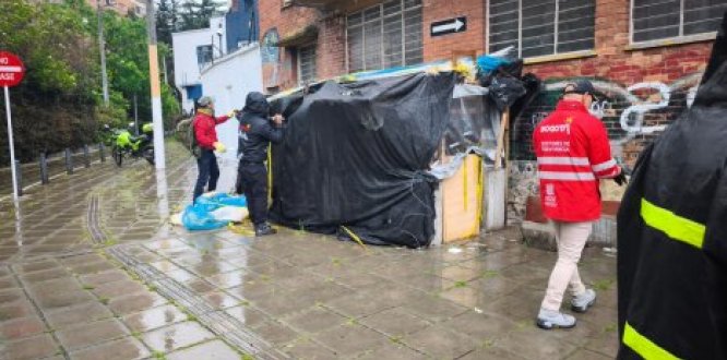 Foto de operativo de residuos