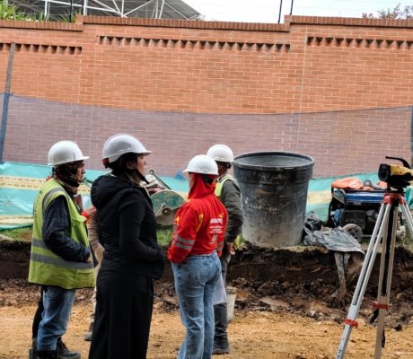 Foto de obra en el sector Quinta Camacho