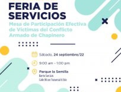 Feria de Servicios para población víctima del conflicto armado