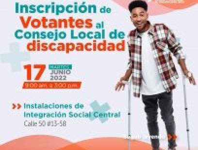 Inscripción de votantes al Consejo Local de Discapacidad
