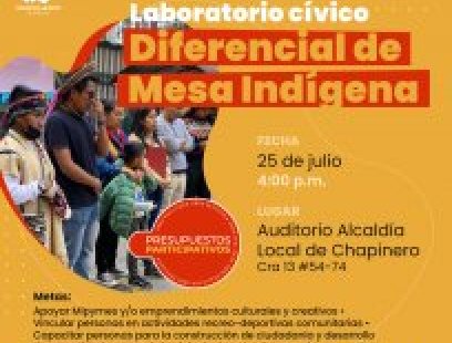 Laboratorio Cívico Diferencial con la Mesa Local Indígena