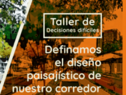 Taller de Decisiones difíciles. Definamos el diseño paisajístico