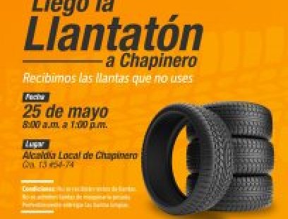 Llantatón en Chapinero