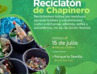 Reciclatón en el barrio San Luis