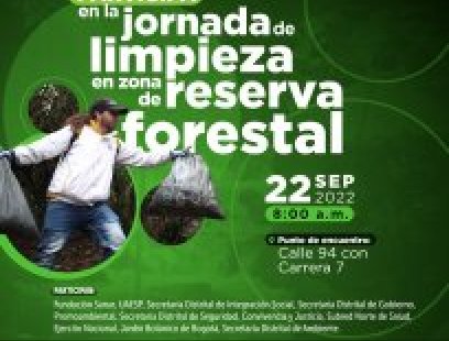 Jornada de limpieza en zona de reserva forestal