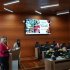 Foto de la alcaldesa Alexandra Mejía Guzmán en el Concejo de Bogotá