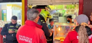 Foto de operativo en Hippies